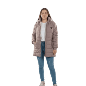 Chaqueta Puffer Rosa Viejo